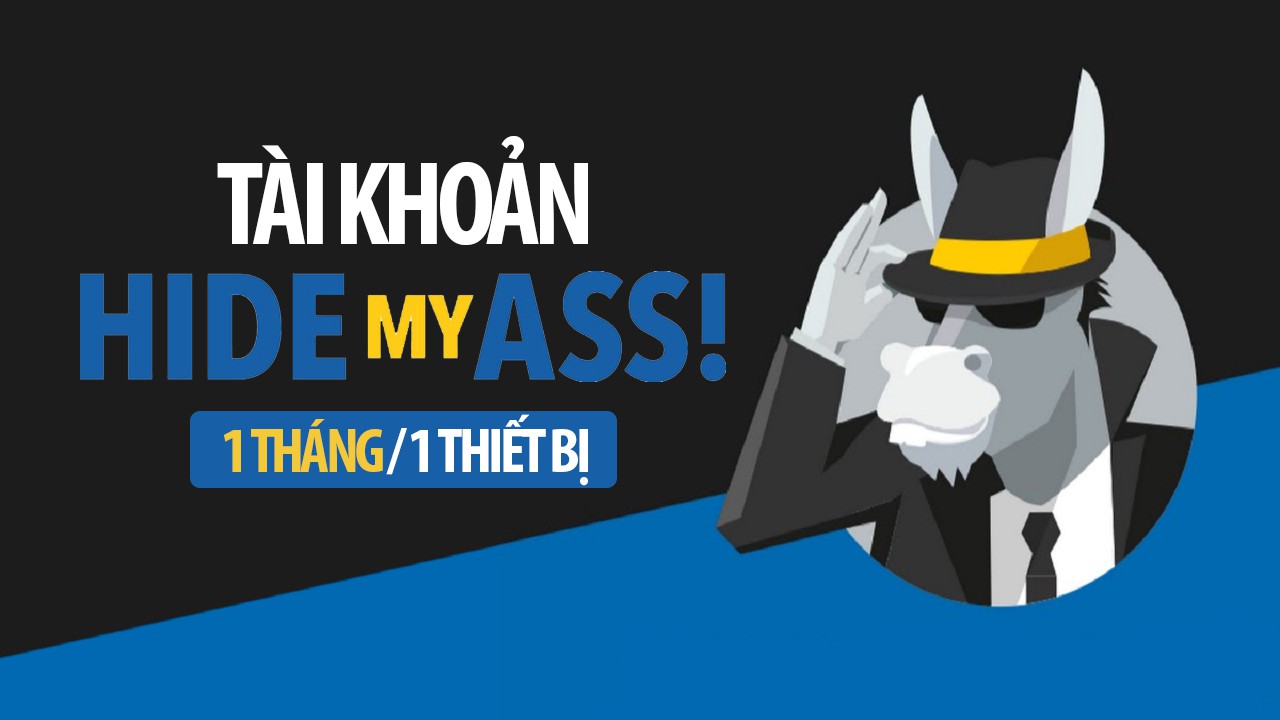 Tài Khoản HMA (1 Tháng/1 Thiết Bị)