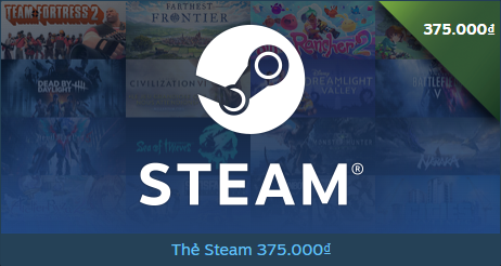 Thẻ Steam Việt Nam 375,000VNĐ