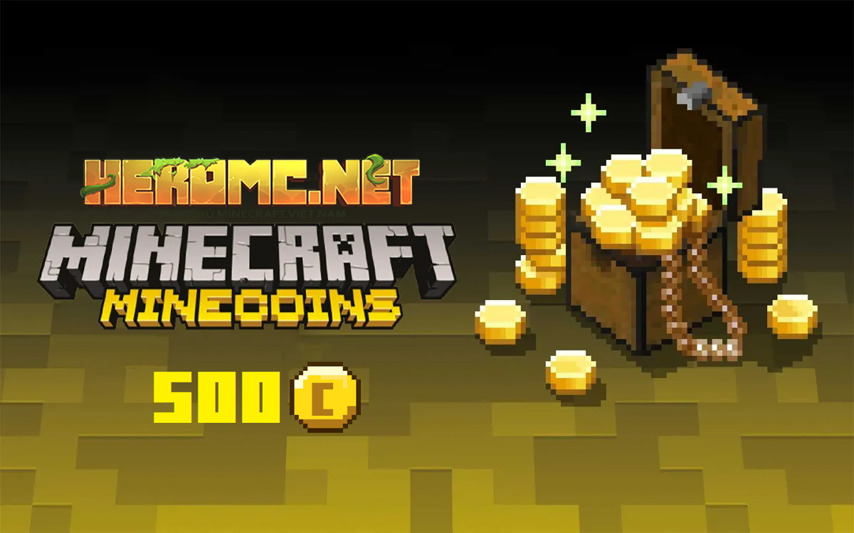 MINECRAFT HEROMC 500COIN