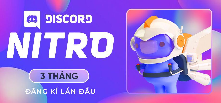 Discord Nitro Boost 3 Tháng (Đăng ký lần đầu)